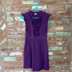 Purple mini dress